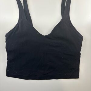 lululemon athletica black align tank top